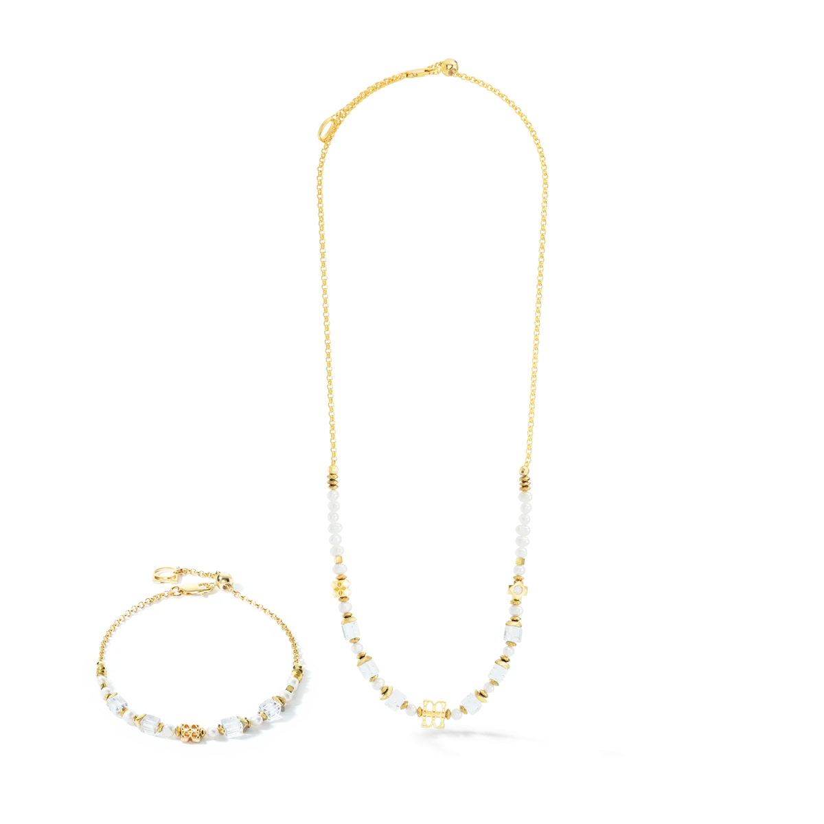 ICONIC Collection Signature Halskette gold-weiß – Bild 4