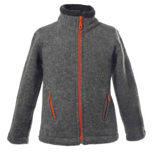 Kinder Jacke Fleecejacke kbT-Merinowolle