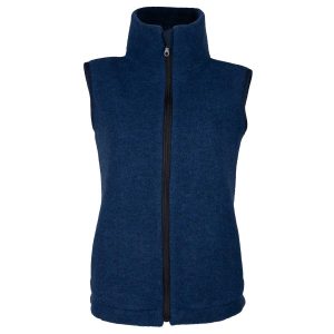 Damen Schurwolle Fleece Weste kbT-Merino