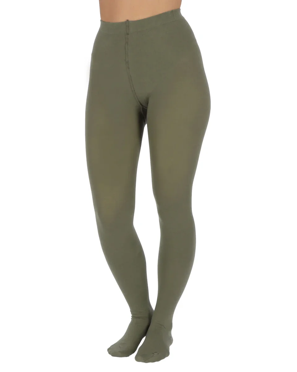 Damen Fein Strumpfhose Blickdicht Bio Baumwolle mit Elasthan – Bild 3