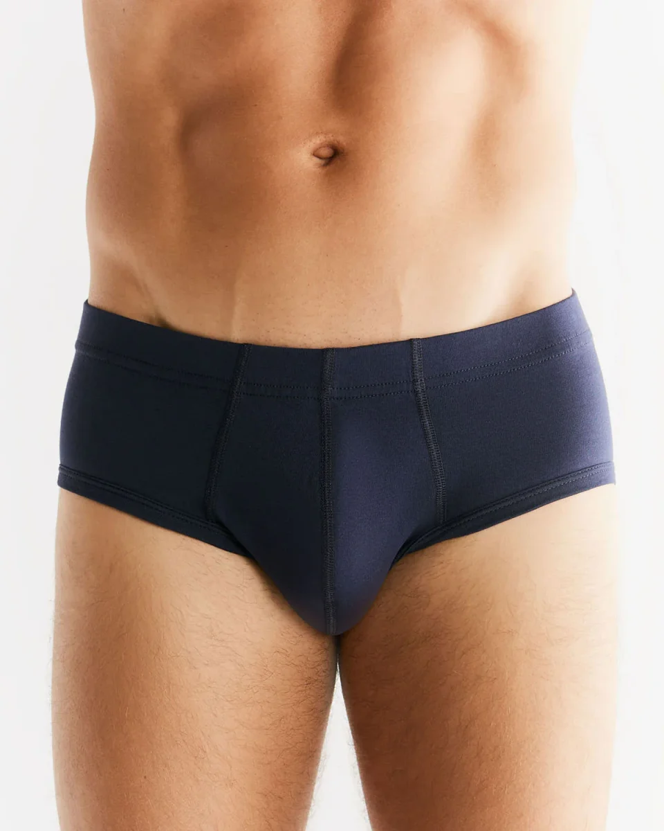 Albero Natur Herren Slip ohne Eingriff Bio Baumwolle Elasthan – Bild 9