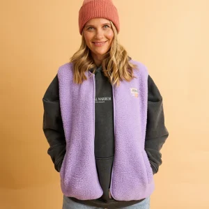 Teddyweste RONA - Lilac