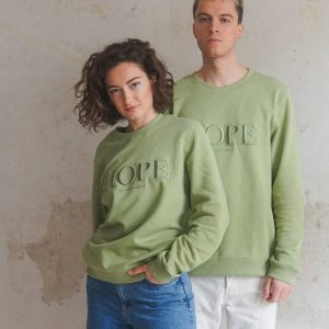 HOPE Sweatshirt Unisex - Grün
