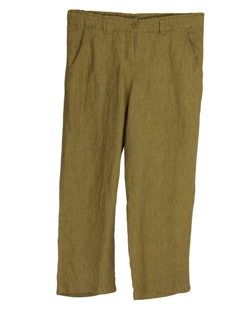 Bloomers Damen 7/8 Leinen Hose