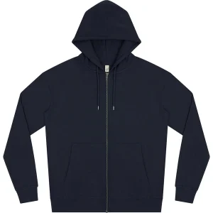 Unisex Zip-UP Hoodie Jacke reiner Bio Baumwolle