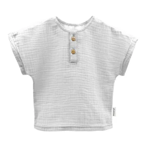 Baby Hemd Kurzarm Bio Baumwolle Musselin