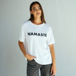 Namasté T-Shirt 2.0 - Weiß
