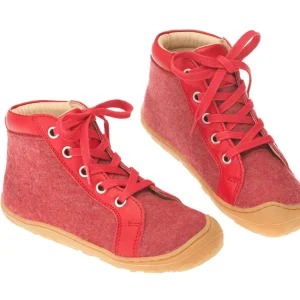 disana & werner Kinderschuhe Schnürstiefel Bio-Leder Wollfilz Natur-Kautschuk