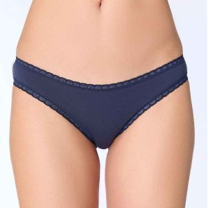 Albero Natur Damen Slip mit Spitze Bio Baumwolle Elasthan